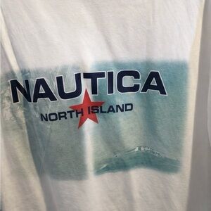 Vintage Nautica Classic White Cotton Tee